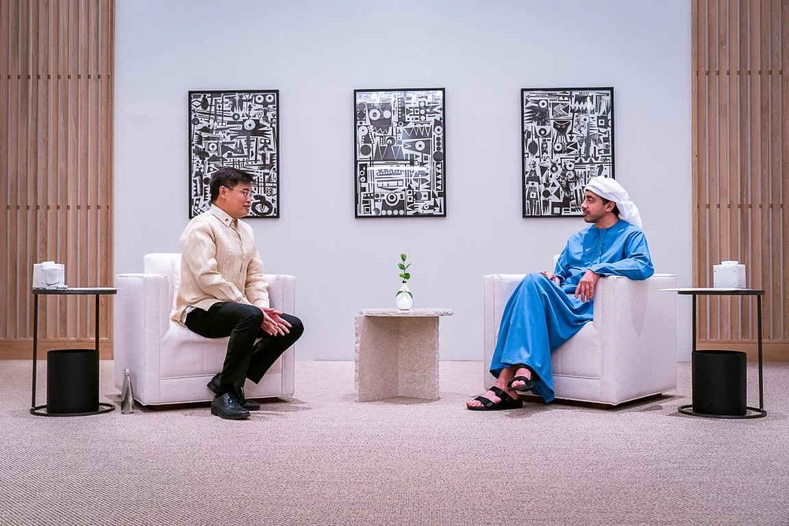 Abu Dhabi crown prince, Philippines president talk growing ties