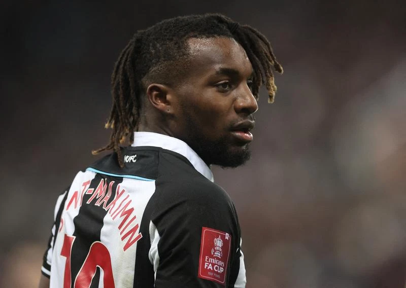 Newcastle United's Allan Saint-Maximin. (File: Reuters)