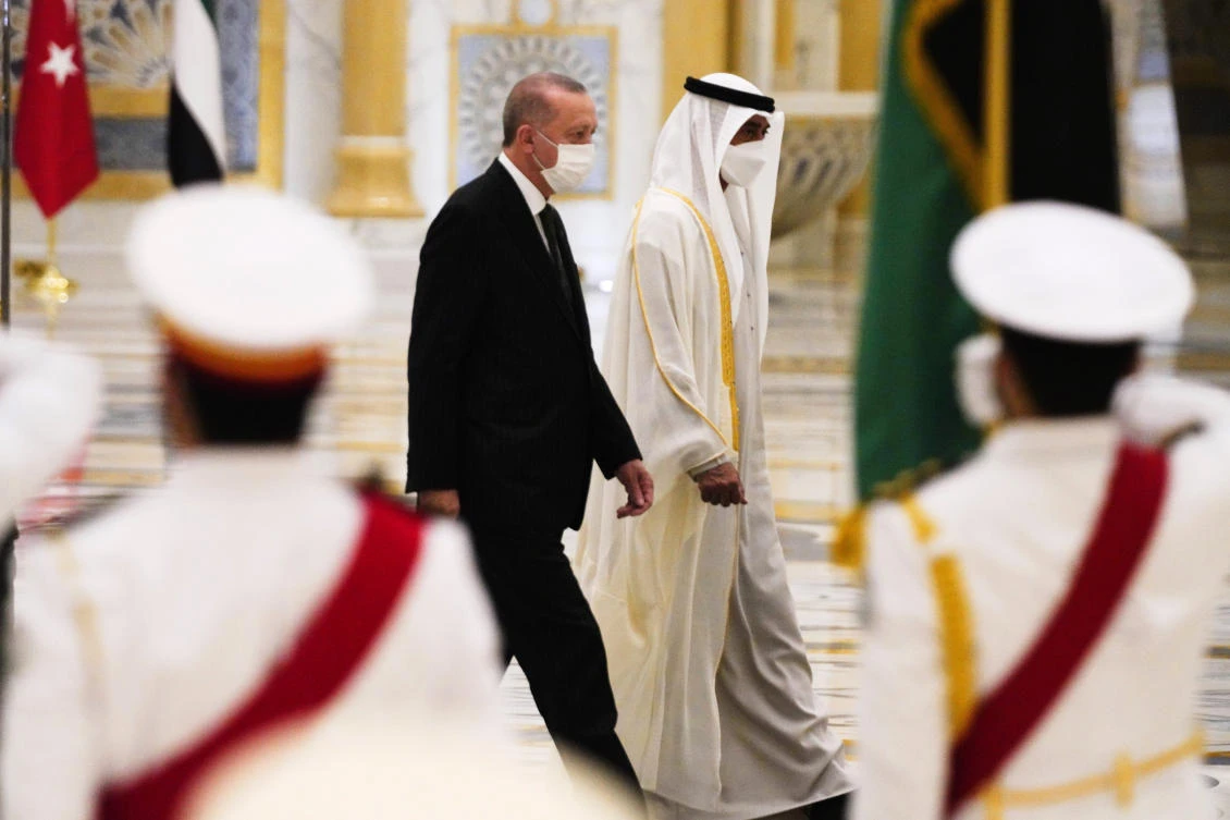 Turkish president arrives in UAE for two-day visit