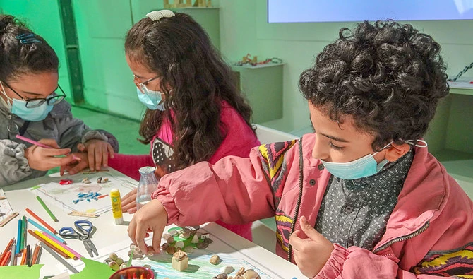 “Artists of Tomorrow” a competition targeting Saudi school students was launched by the Visual Arts Commission and Ministry of Education on Sunday. (AN Photo/Huda Bashatah)