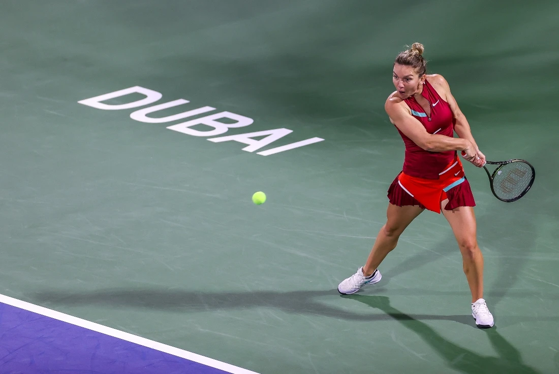 It appeared in the first set as if Halep was going to overwhelm her opponent. (Supplied)