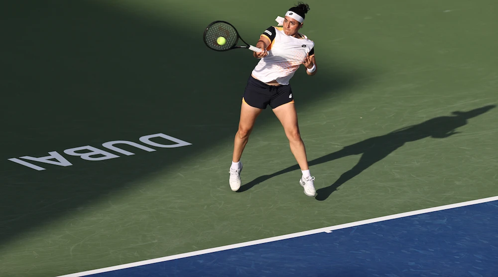 Ons Jabeur has advanced to the second round of the Dubai Duty Free Tennis Champion ships. (Supplied/DDFTC)