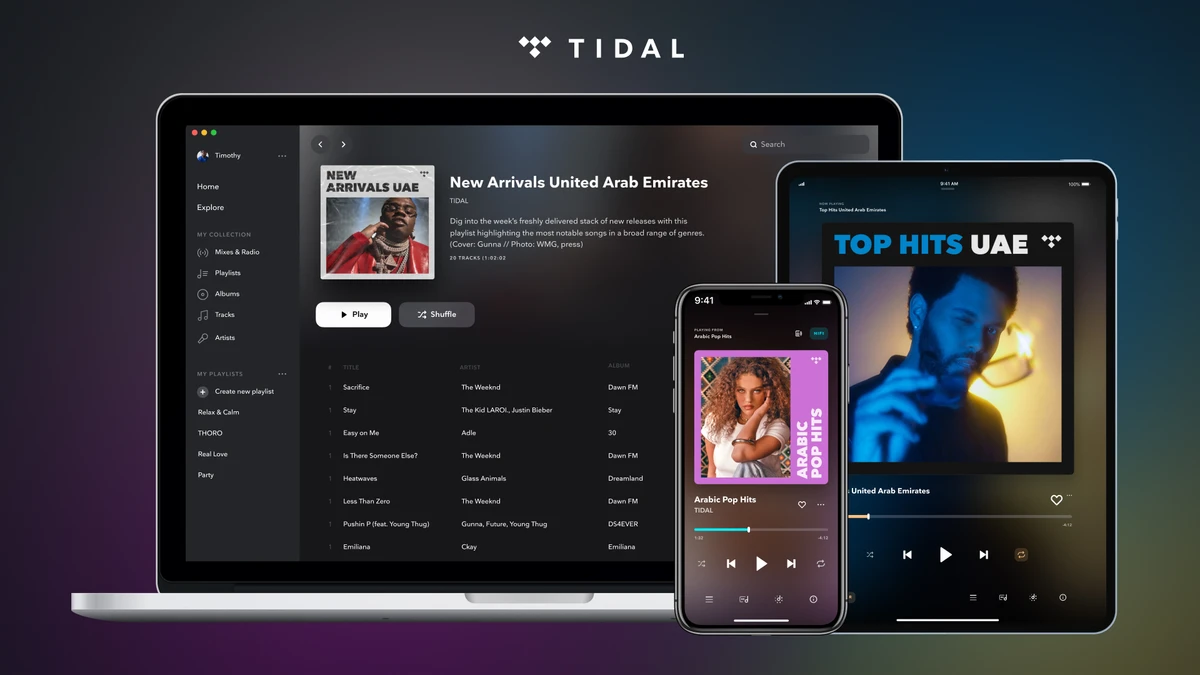 Audio streaming app TIDAL launches in the UAE