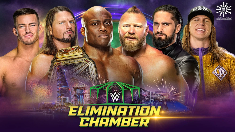 WWE's Elimination Chamber will take place in Jeddah on Saturday night. (Supplied/GEA)