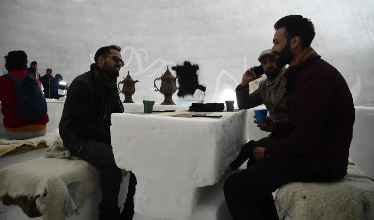 India’s first igloo café hopes to slide Kashmiri ski town onto world tourist map