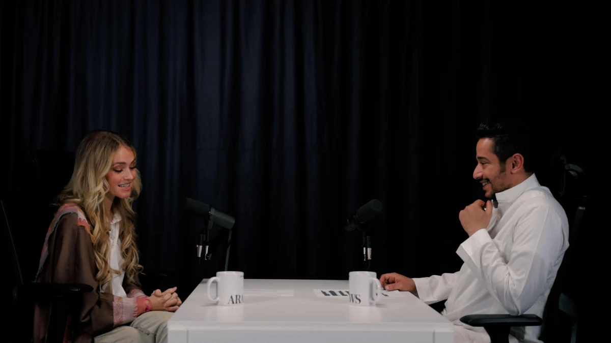 The first episode of “The Mayman Show” features American online sensation and content creator Paris Verra, who is based in Saudi Arabia. (AN Photo)