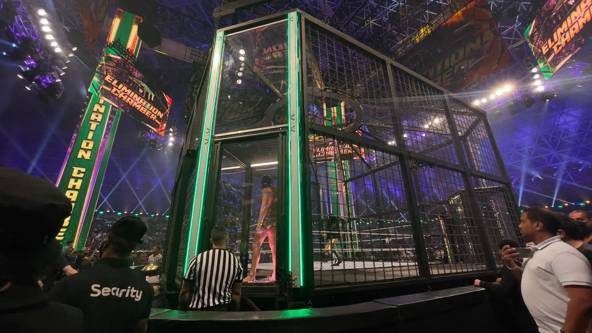 AS IT HAPPENED: Brock Lesnar claims win in Jeddah WWE Elimination Chamber showdown