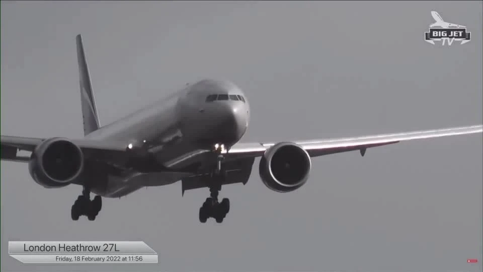 Aircraft landings have attracted thousands of viewers on YouTube channel Jet TV. (Screengrab)