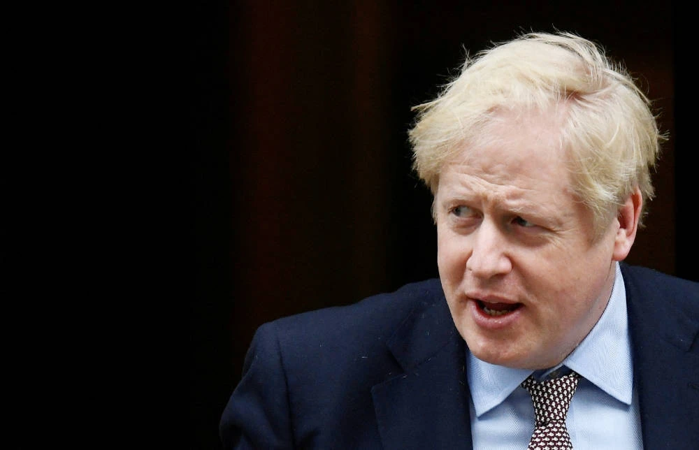 Britain's Prime Minister Boris Johnson leaves Downing Street in London, Britain, March 4, 2020. (REUTERS)