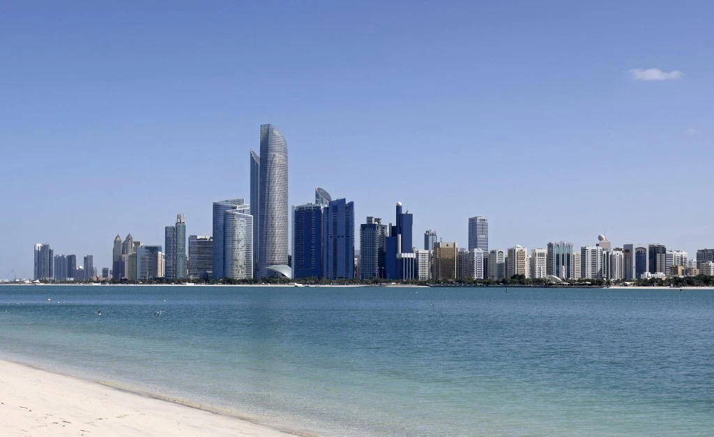 A general view shows Abu Dhabi's skyline across the Gulf waters in the Emirati capital. (File/AFP)