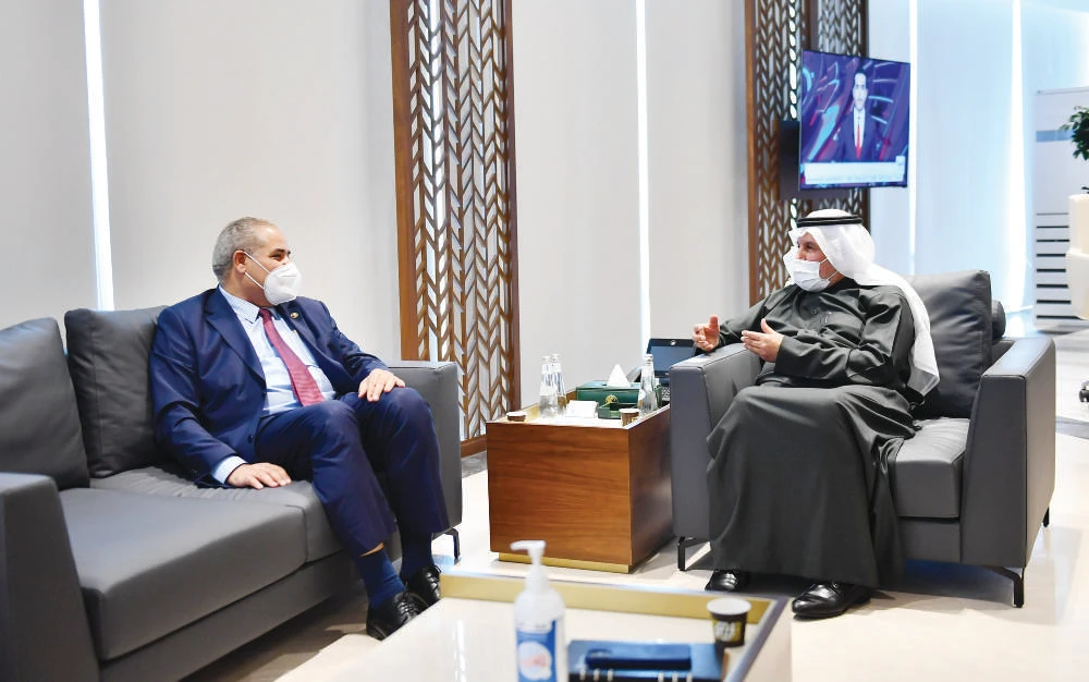 Saudi aid center chief meets UN delegation in Riyadh