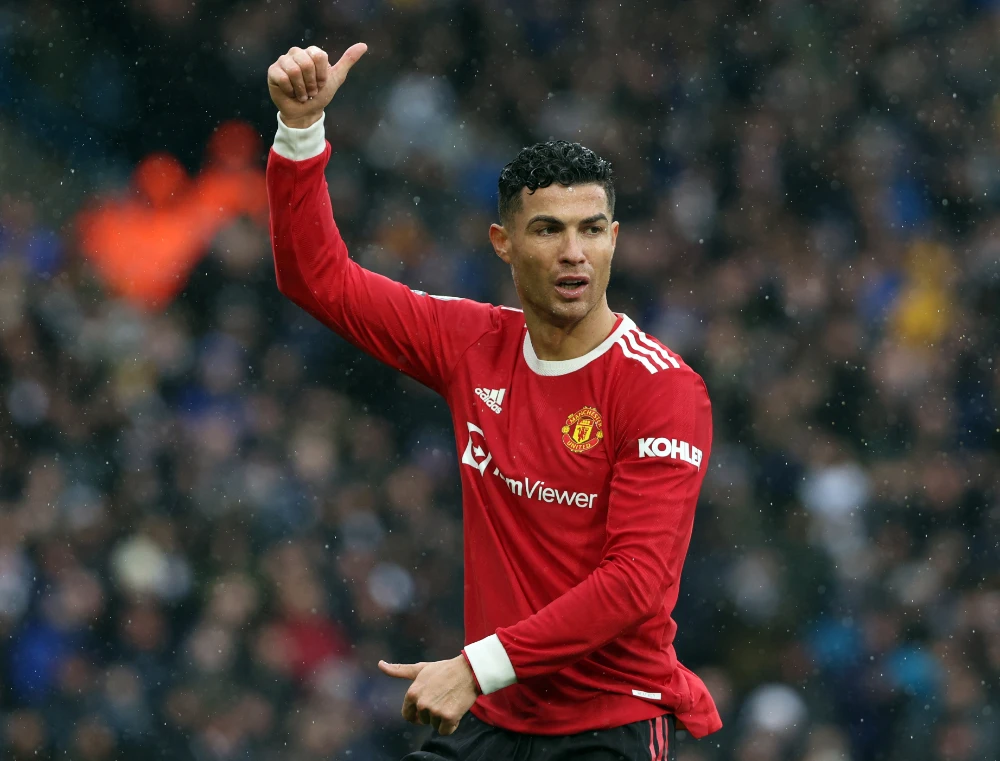 Manchester United's Cristiano Ronaldo. (Reuters)