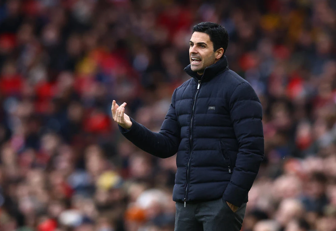 Arsenal manager Mikel Arteta. (Reuters)