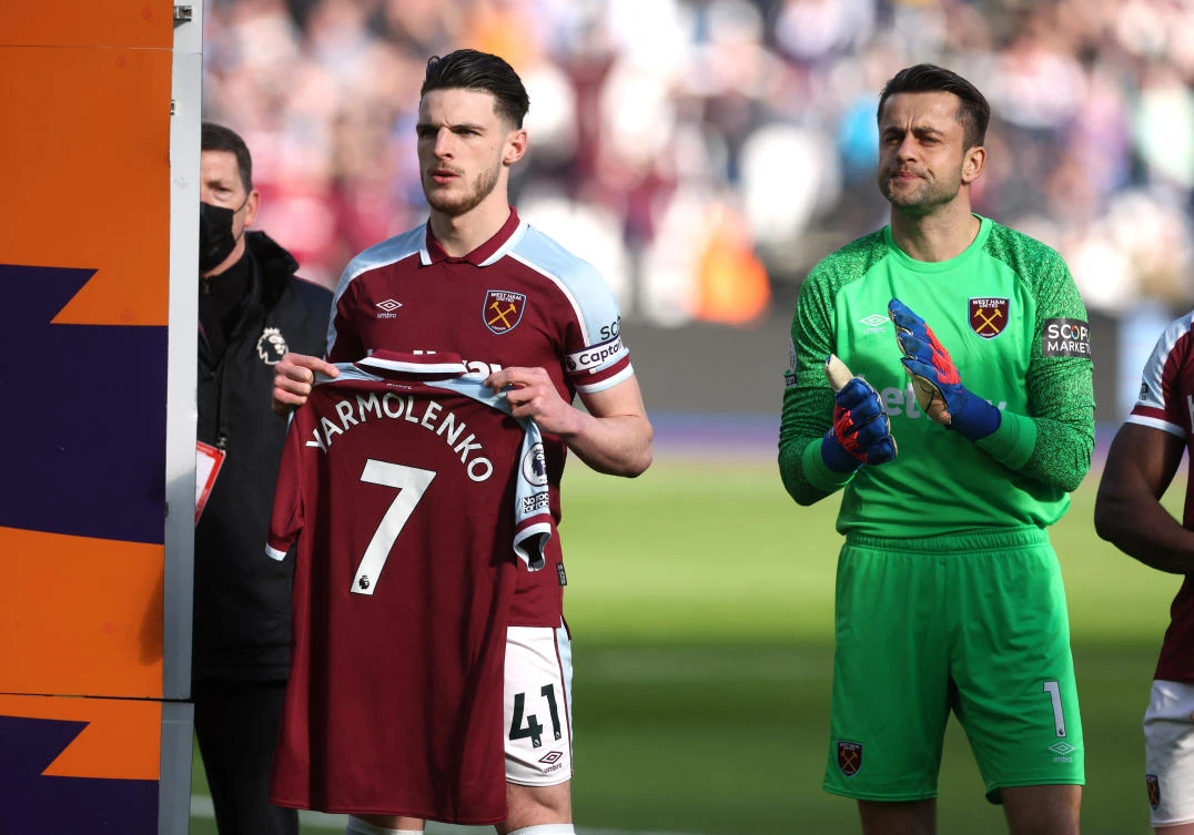 Ukraine’s Yarmolenko will ‘not be rushed back’, say West Ham