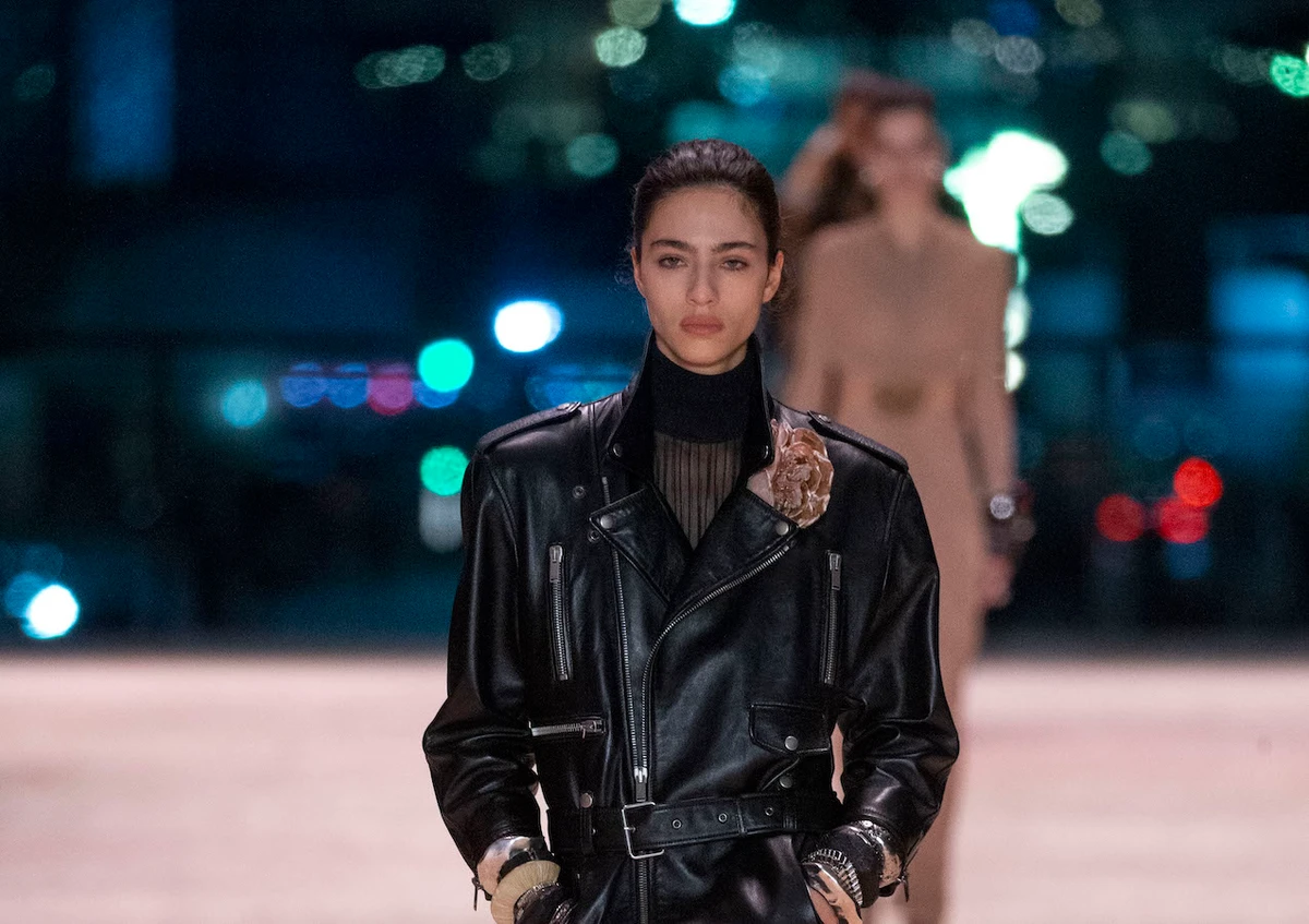 French-Algerian model Loli Bahia stars on Paris runway