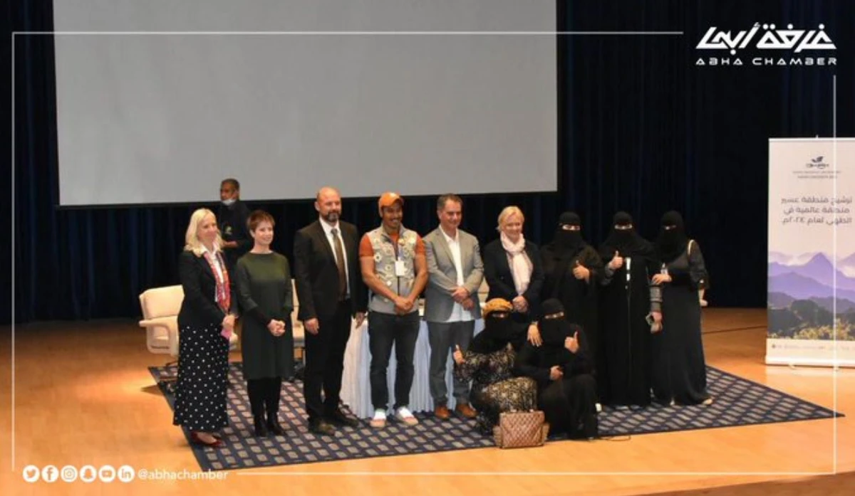 IGCAT officials accepted the nomination of Asir to compete in the contest for the 2024 Region of Gastronomy Award in a press conference held at the Chamber of Commerce and Industry in Abha on Tuesday. (Supplied)