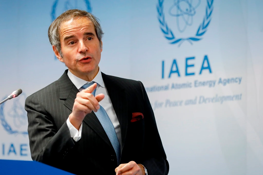 IAEA Director General Rafael Mariano Grossi. (AP)