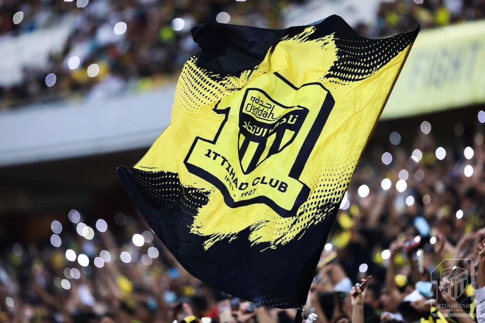 Leaders Al-Ittihad defeated Damac 2-1 to move 10 points clear at the top of the table. (Twitter: @ittihad)