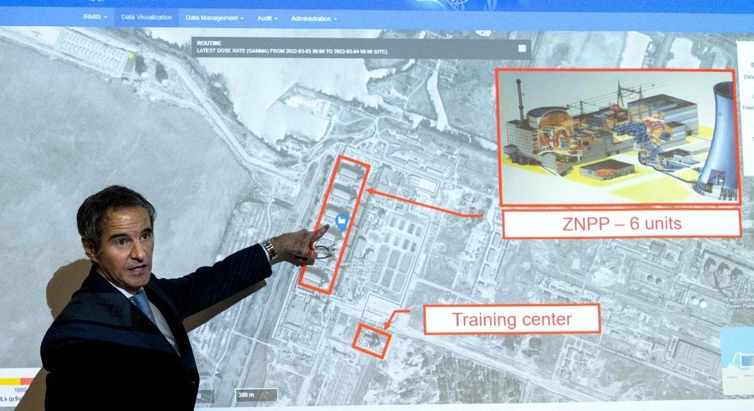 UN atomic agency: Strike at nuke plant hit training center