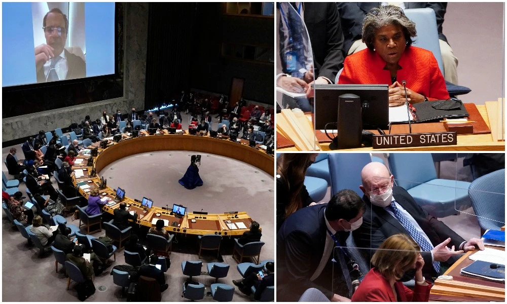 The UN Security Council met to discuss the danger to the Zaporozhzhia nuclear power plant in Ukraine. (AP/Reuters)