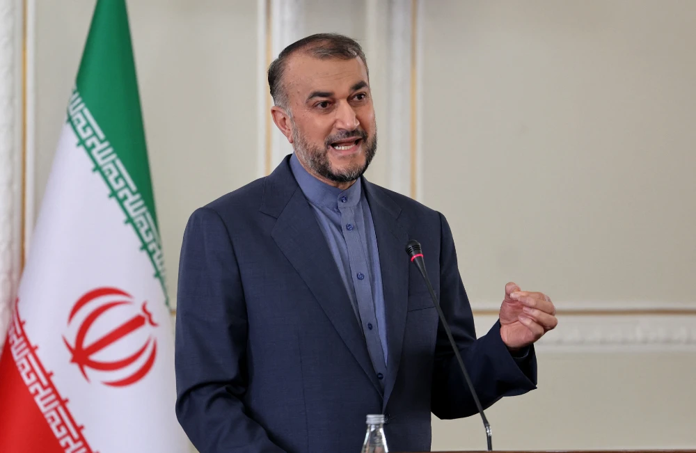 Iranian Foreign Minister Hossein Amir-Abdollahian. (AFP)