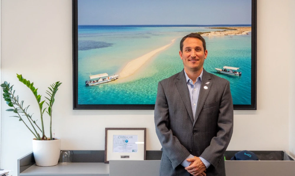 Jay Rosen, CFO at the Red sea Development Co. and AMAALA, says when we talk about renewable energy, we mean it’s 24 hours a day and 365 days a year. (AN photo)