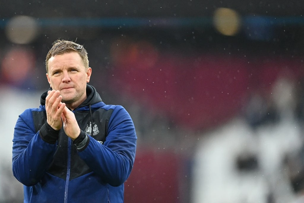 Eddie Howe’s Newcastle United are now unbeaten in eight games, their longest run without a loss in more than a decade. (AFP)