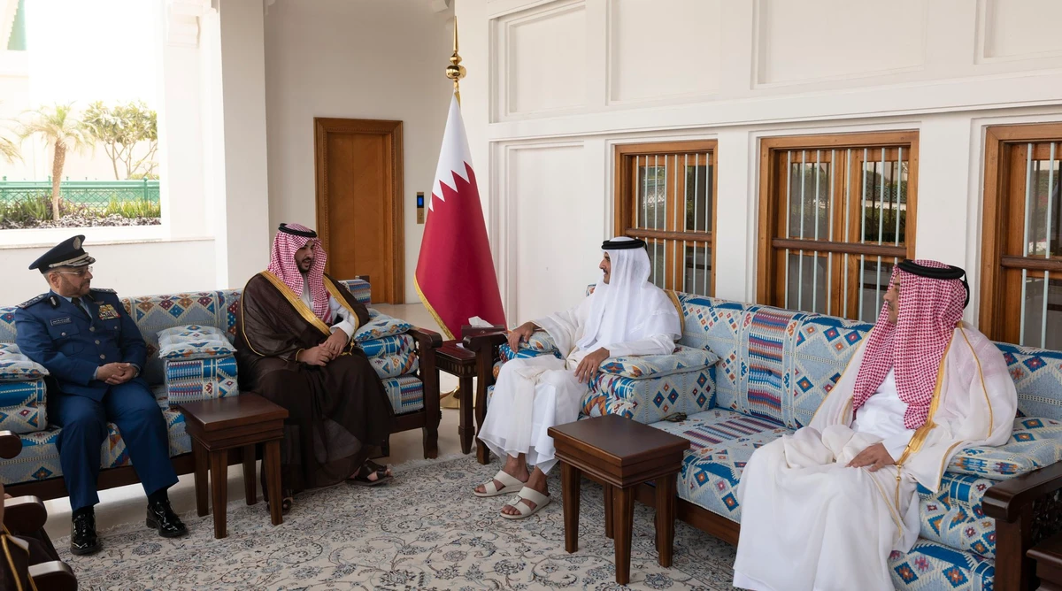 Saudi deputy defense minister visits Qatar