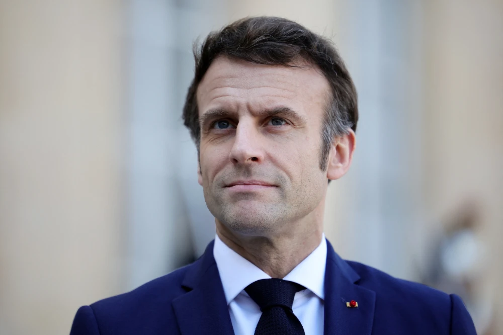 French President Emmanuel Macron. (Reuters)