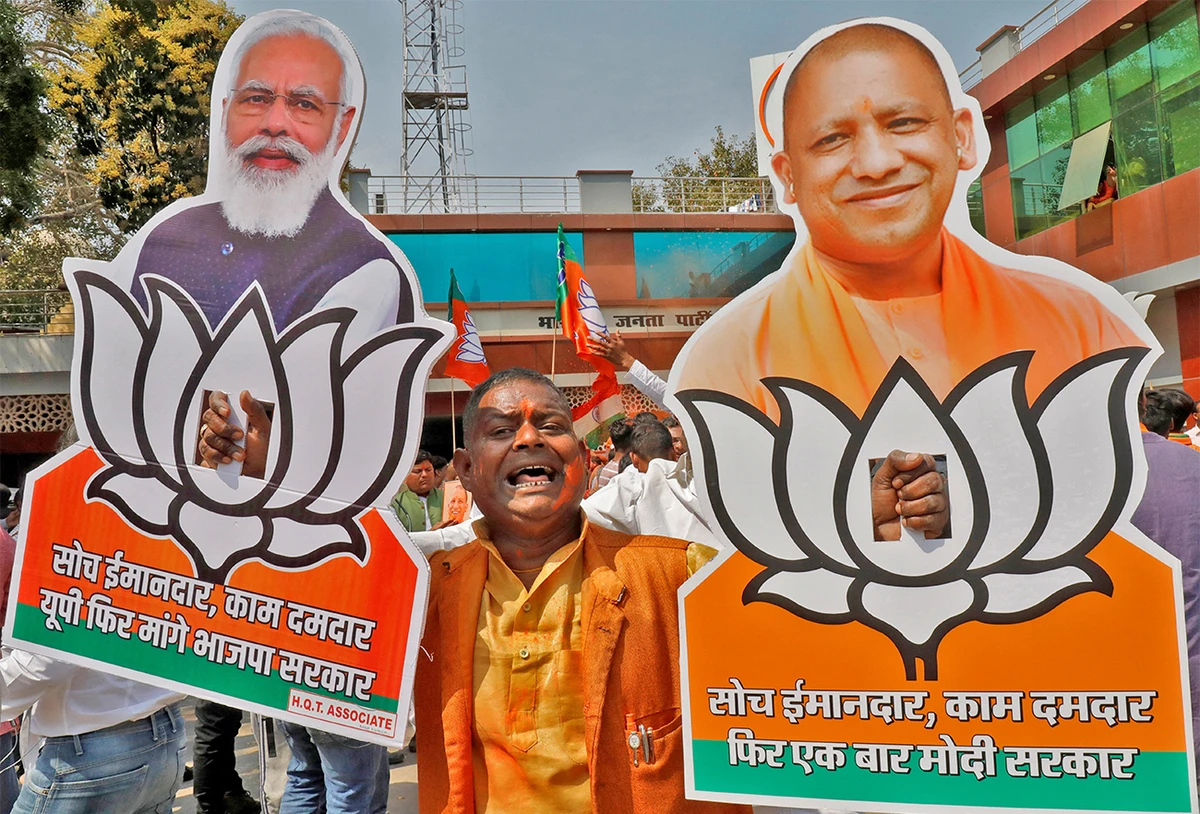Modi’s ruling party set for landslide win in crucial Indian state polls