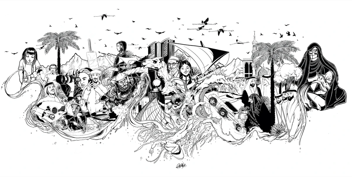 Highlights from the Ras Al-Khaimah Fine Arts Festival