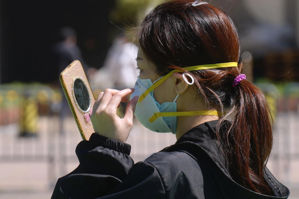 Hong Kong registered the most deaths per million people globally in the week to March 9, according to data publication Our World in Data. (AP)