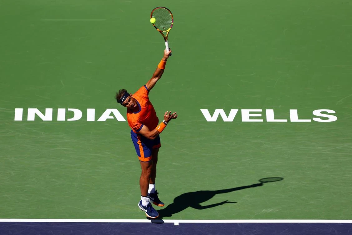 Rafael Nadal rallied from two breaks down in the third set to beat young American Sebastian Korda. (Getty Images/AFP)