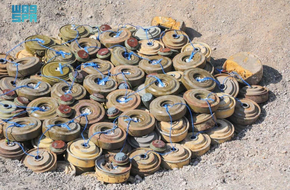 Saudi project clears 325k Houthi mines in Yemen