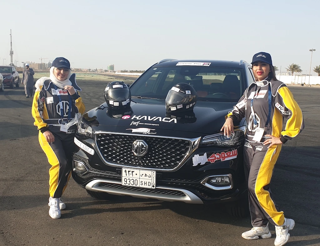 Saudi’s Hambazaza and Hamza geared up for first all-woman rally