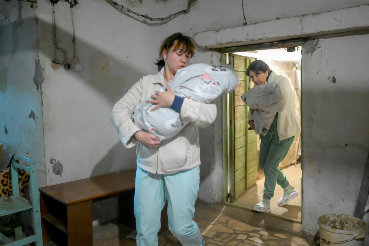 With maternity hospitals targeted by Russian forces, and maternity wards turned over to treating casualties, expectant and new mothers and their babies in Ukraine are especially vulnerable. (AFP)