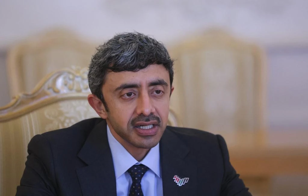 Foreign Minister Sheikh Abdullah bin Zayed Al-Nahyan said the UAE was planning to discuss the crises in Ukraine, Syria, Yemen and Iraq during his delegation’s visit to Russia. (AFP)