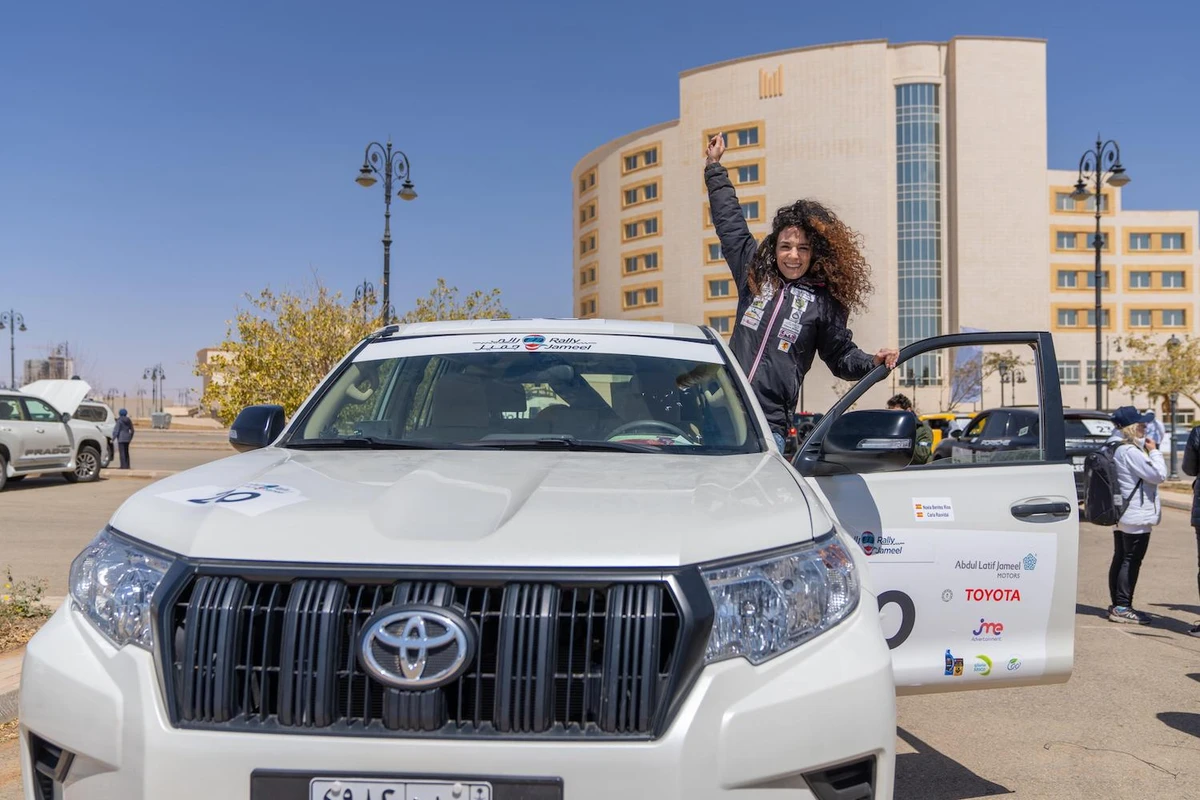 Rally Jameel launched on Thursday, marking a historic moment in the Kingdom’s 2030 plan to empower Saudi Arabia’s women. (Rally Jameel)