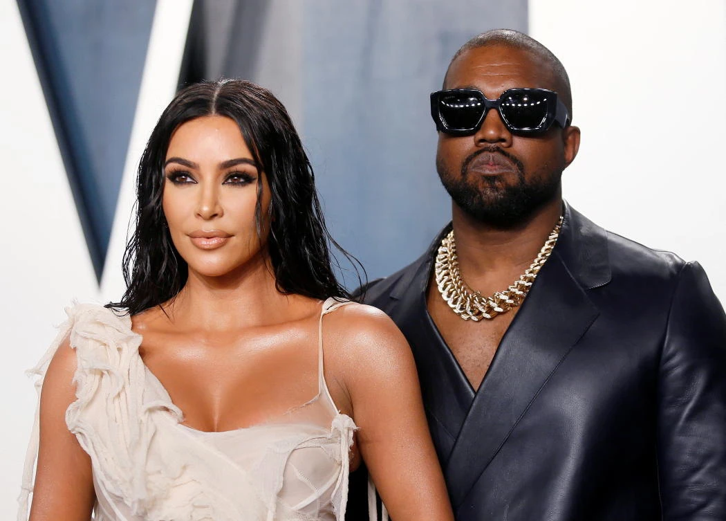 FILE PHOTO: Kim Kardashian and Kanye West attend the Vanity Fair Oscar party in Beverly Hills during the 92nd Academy Awards, in Los Angeles in 2020. (Reuters)