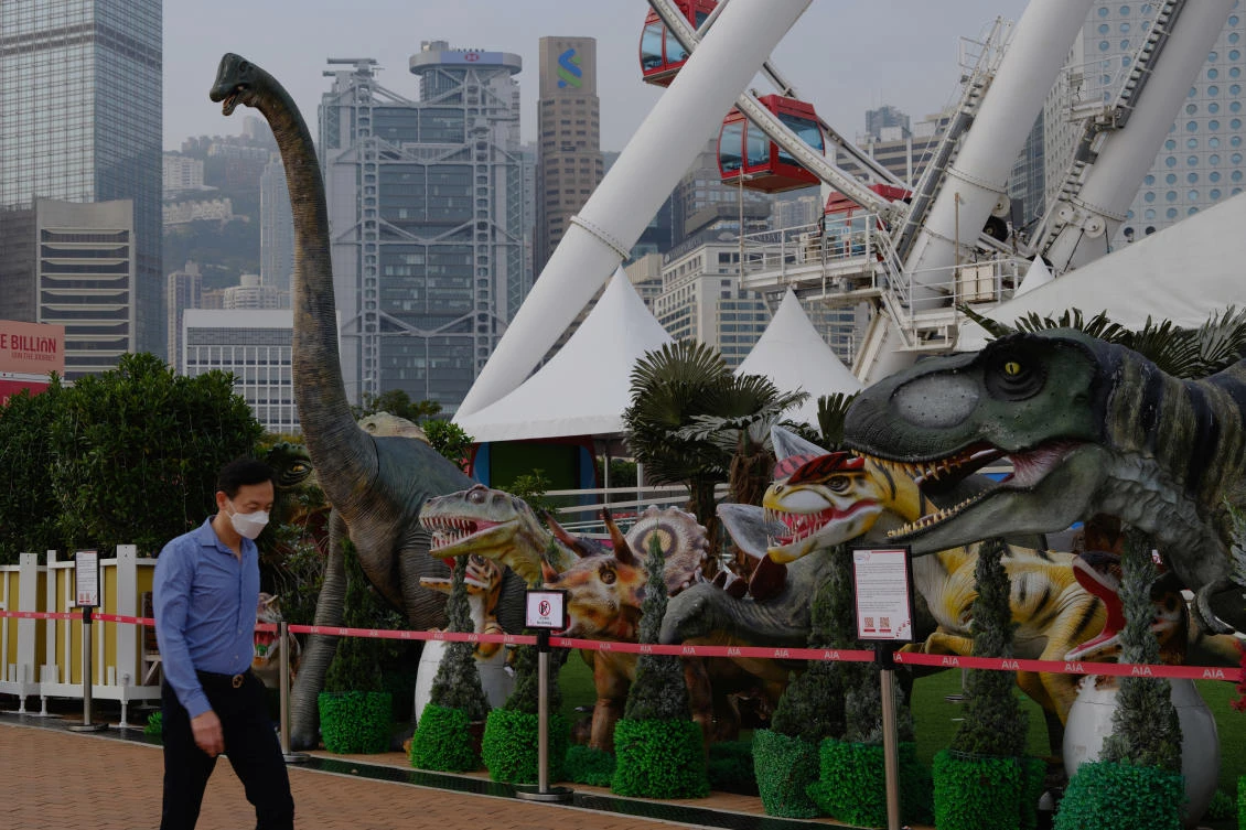 There have so far been more than 1 million confirmed cases, and more than 5,000 deaths, in Hong Kong. (AP)
