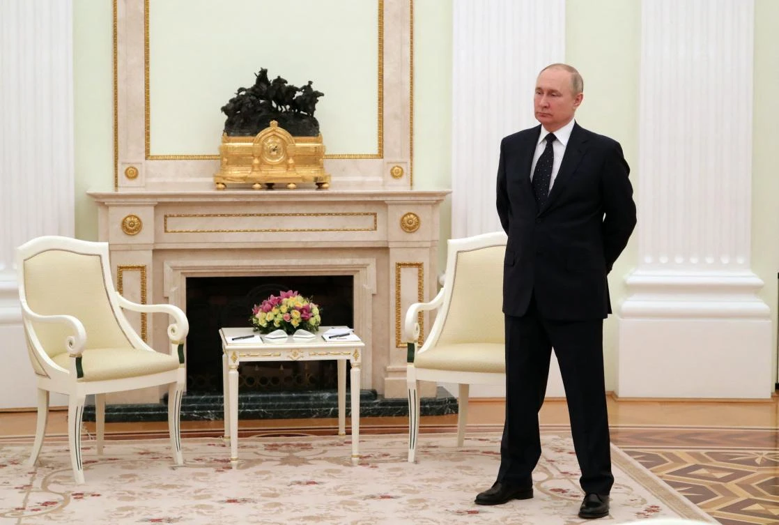 Biden has labelled Putin a "war criminal" and a "murderous dictator" in recent days after the Russian leader last month sent tens of thousands of troops into Ukraine. (File/AFP)