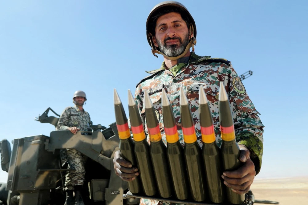 The Revolutionary Guards control a business empire in Iran, as well as military and intelligence forces responsible for terrorist attacks throughout the world. (AFP/File)