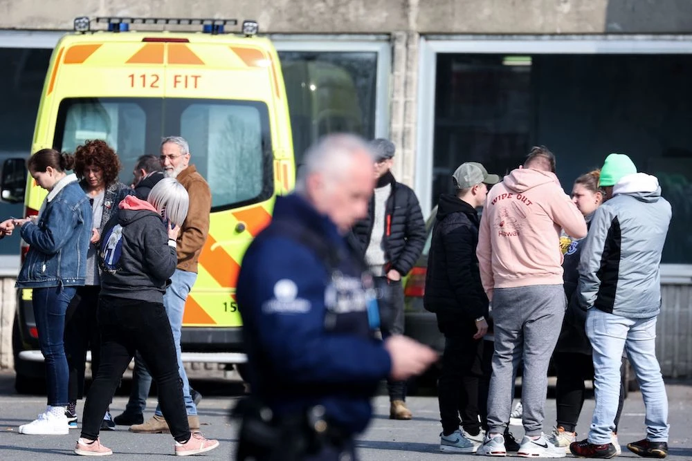 Media reports said the crash may have been caused by a car chased by police. (AFP)