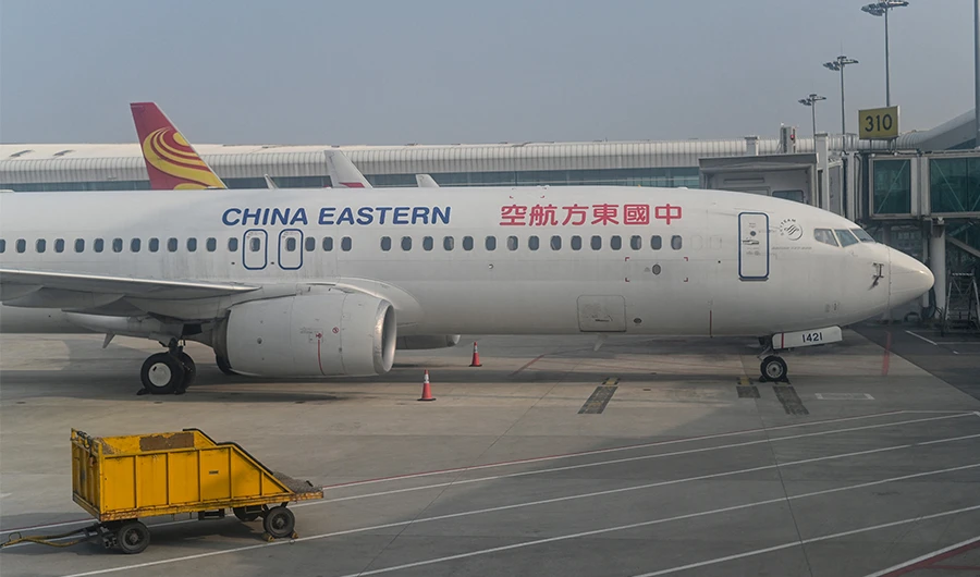 China Eastern Airlines Boeing with 132 on board crashes in China