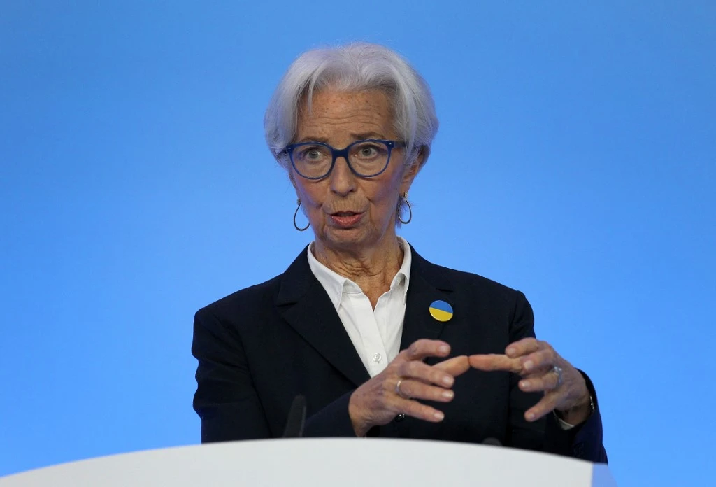 ECB President sees no elements of eurozone stagflation