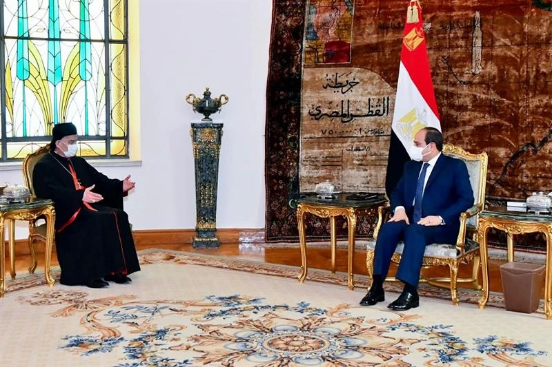 El-Sisi assures Maronite patriarch of Egyptian support for Lebanon’s stability