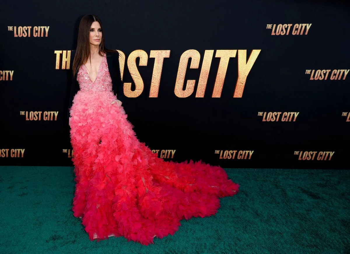 Sandra Bullock is the star of new film 'The Lost City.' AFP