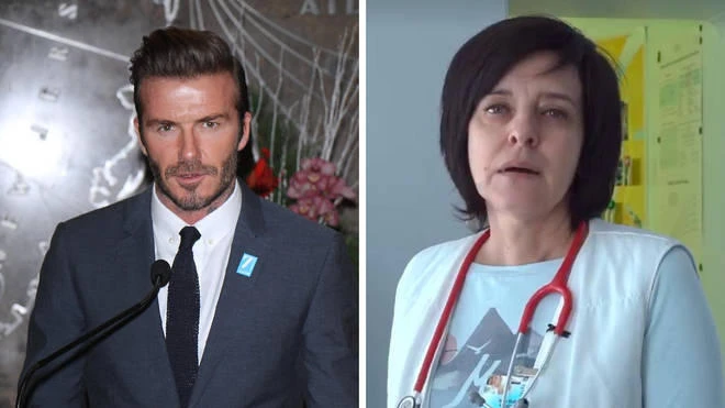 David Beckham hands over Instagram account to Kharkiv doctor