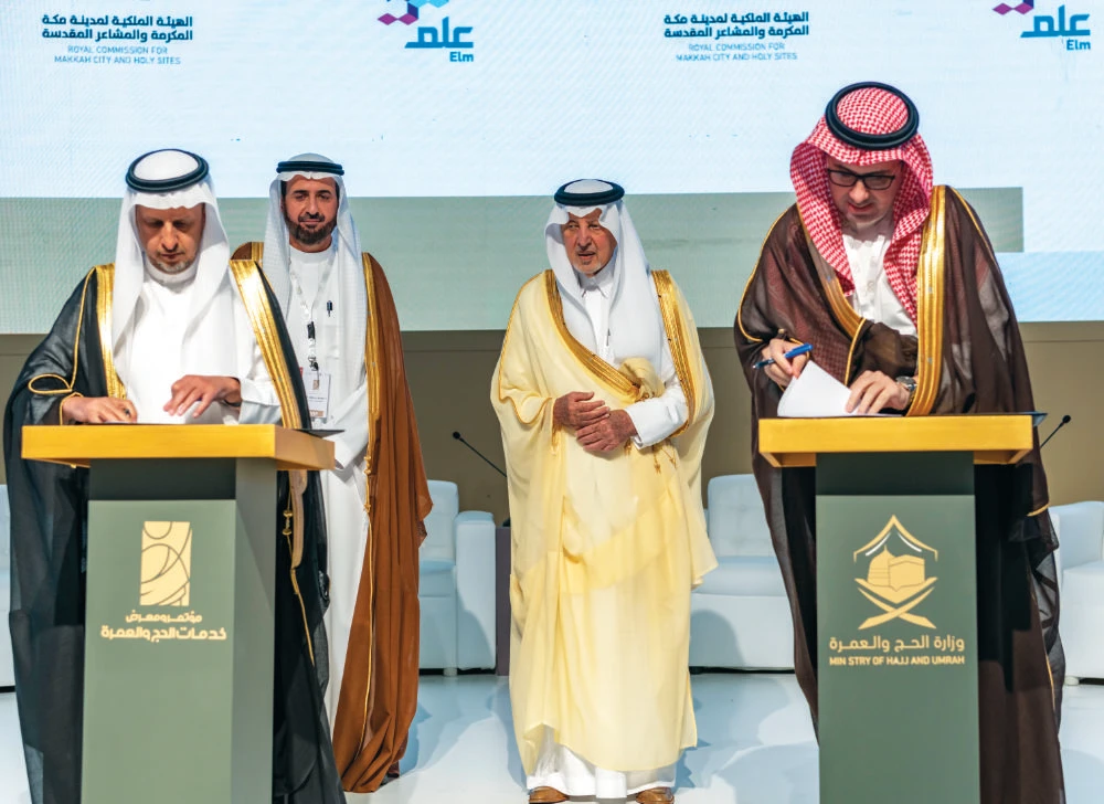 The deal was signed in the presence of Makkah Gov. Prince Khaled Al-Faisal and Hajj Minister Dr. Tawfiq Al-Rabiah. (Supplied)