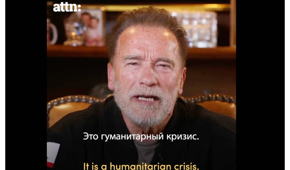 Russia attacks Arnold Schwarzenegger over appeal video